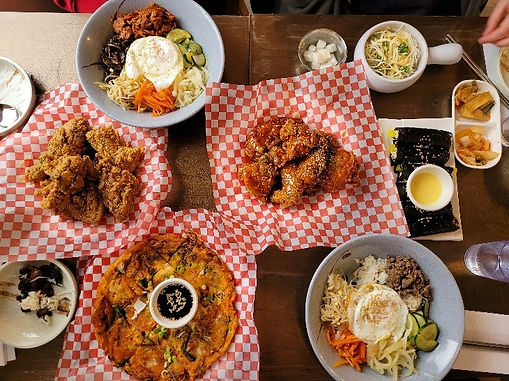 A table full of food Description automatically generated with medium confidence