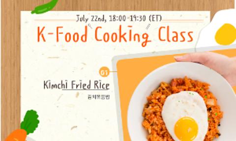 2024 K-Food Cooking Class: Kimchi Fried Rice & Bulgogi